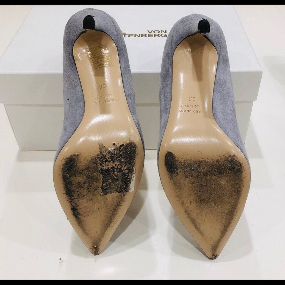 Barney’s New York Gray Suede Pumps size 35 - Picture 4 of 4